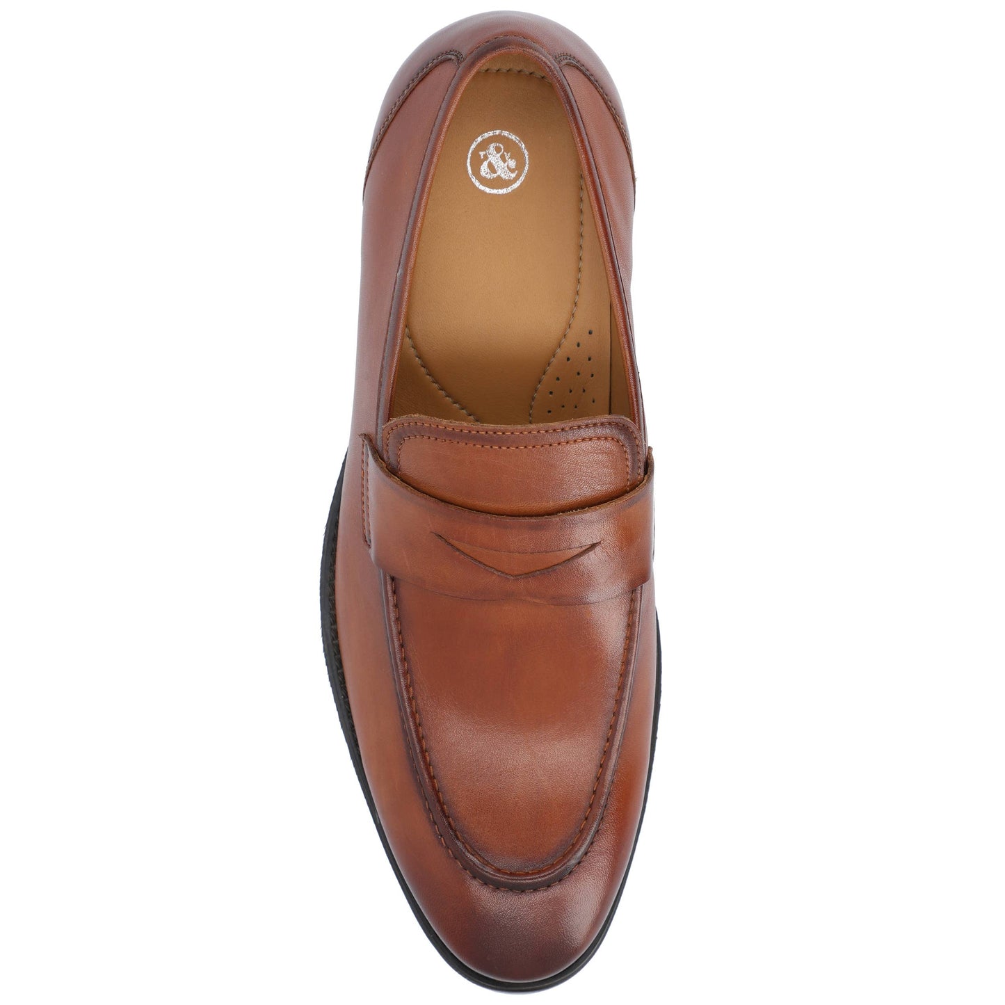 Bishop Apron Toe Penny Loafer: Grey / 10.5 / Medium