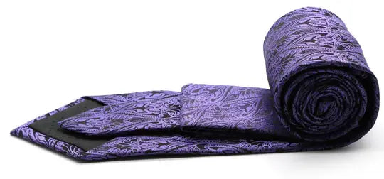 Ferrecci - Men's Business Casual Necktie & Hanky Set - GO: Blue