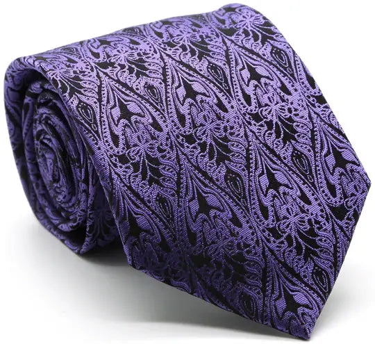 Ferrecci - Men's Business Casual Necktie & Hanky Set - GO: Blue