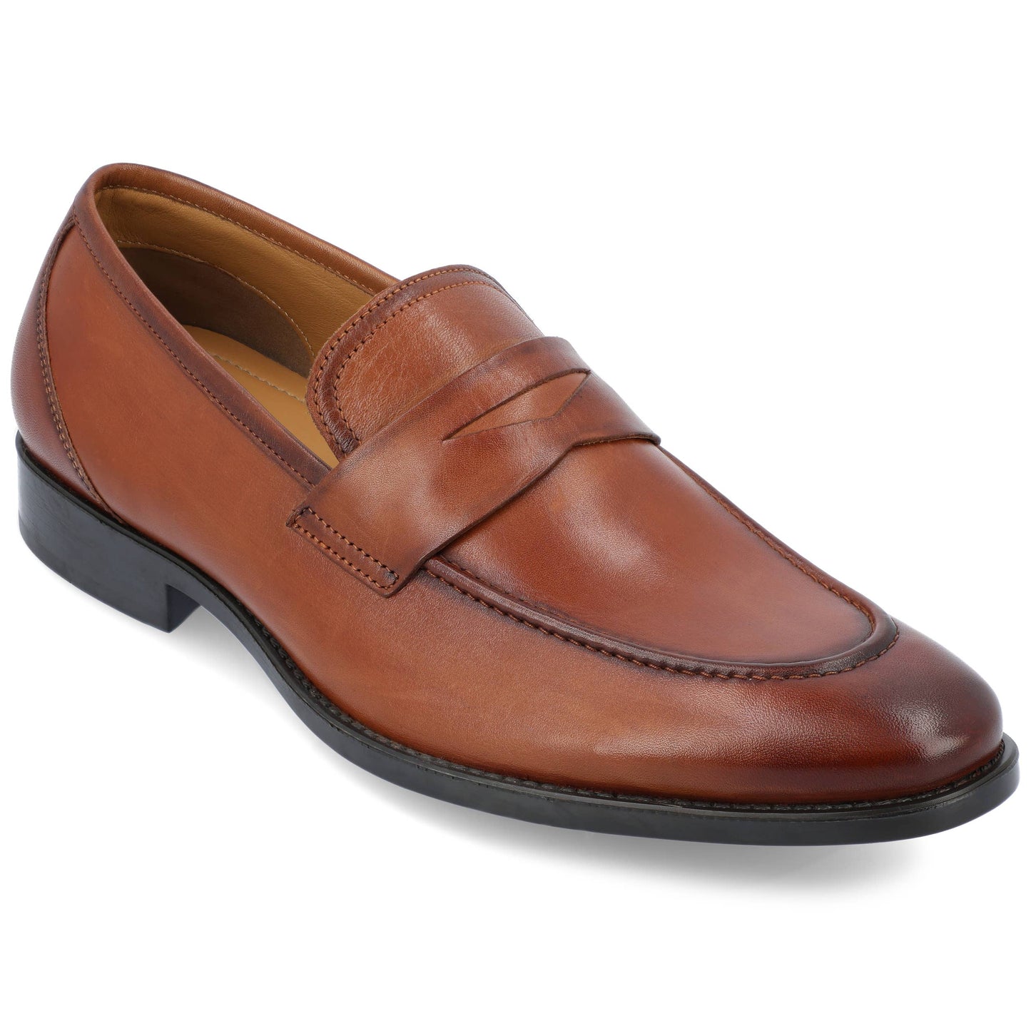 Bishop Apron Toe Penny Loafer: Grey / 10.5 / Medium