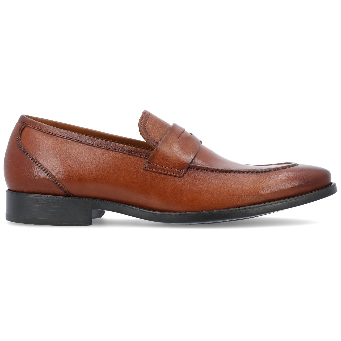 Bishop Apron Toe Penny Loafer: Grey / 10.5 / Medium