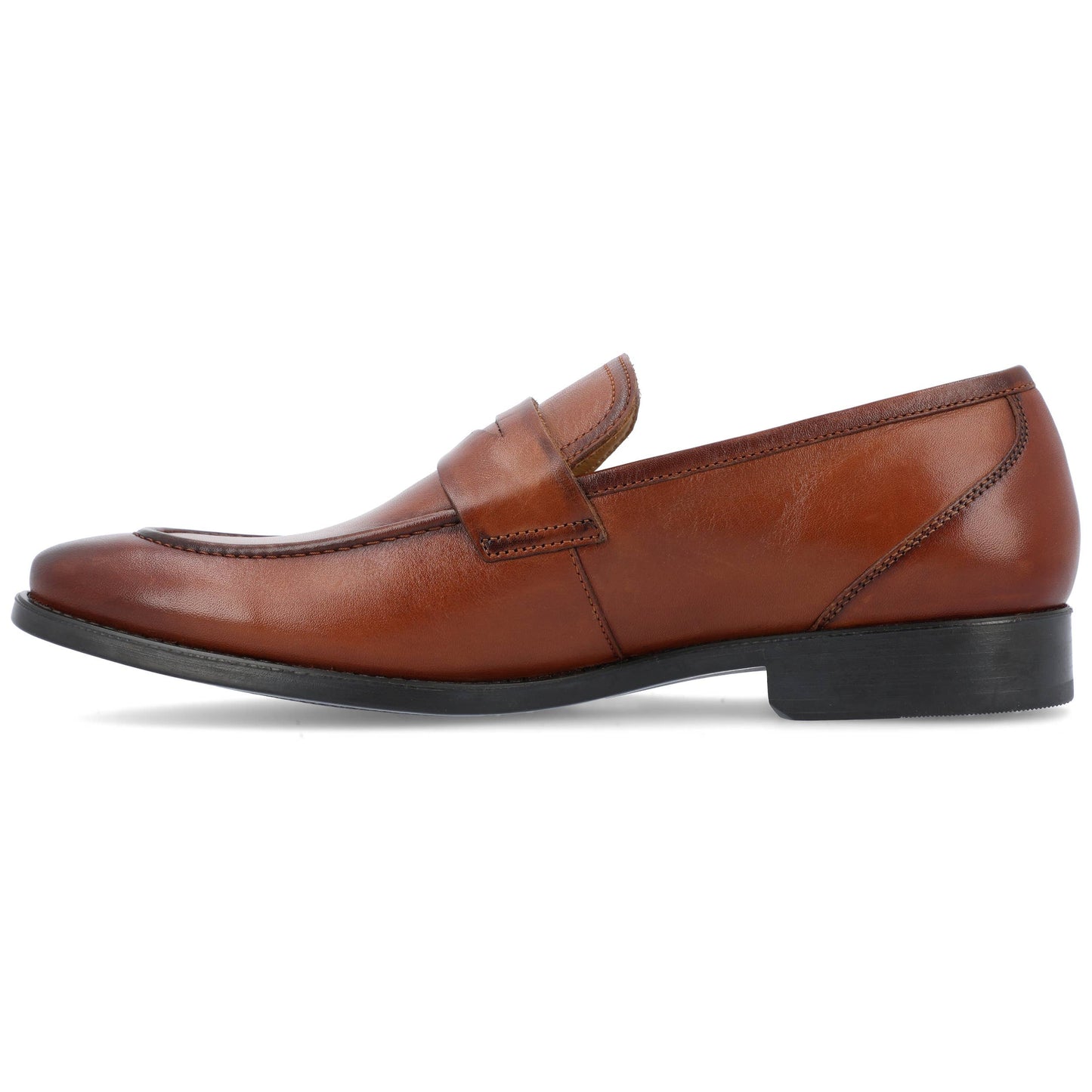 Bishop Apron Toe Penny Loafer: Grey / 10.5 / Medium