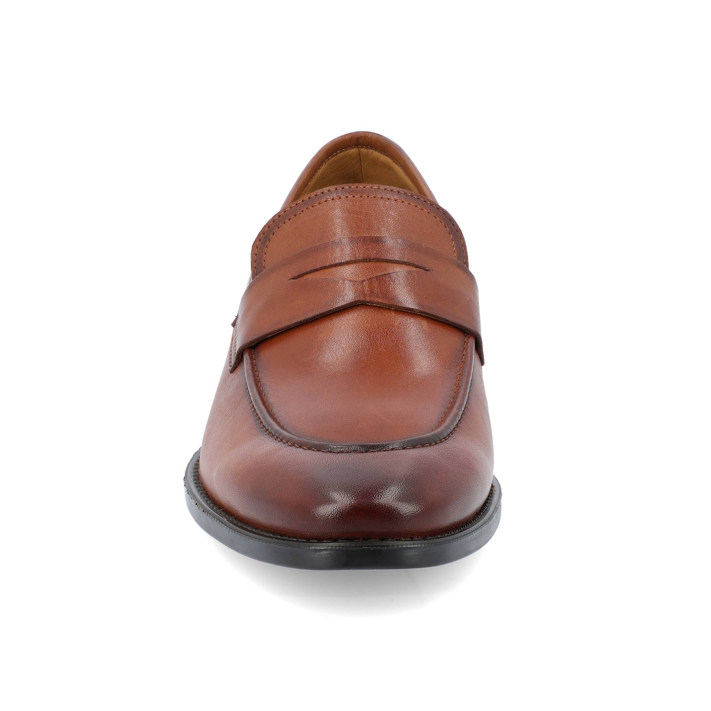 Bishop Apron Toe Penny Loafer: Grey / 10.5 / Medium