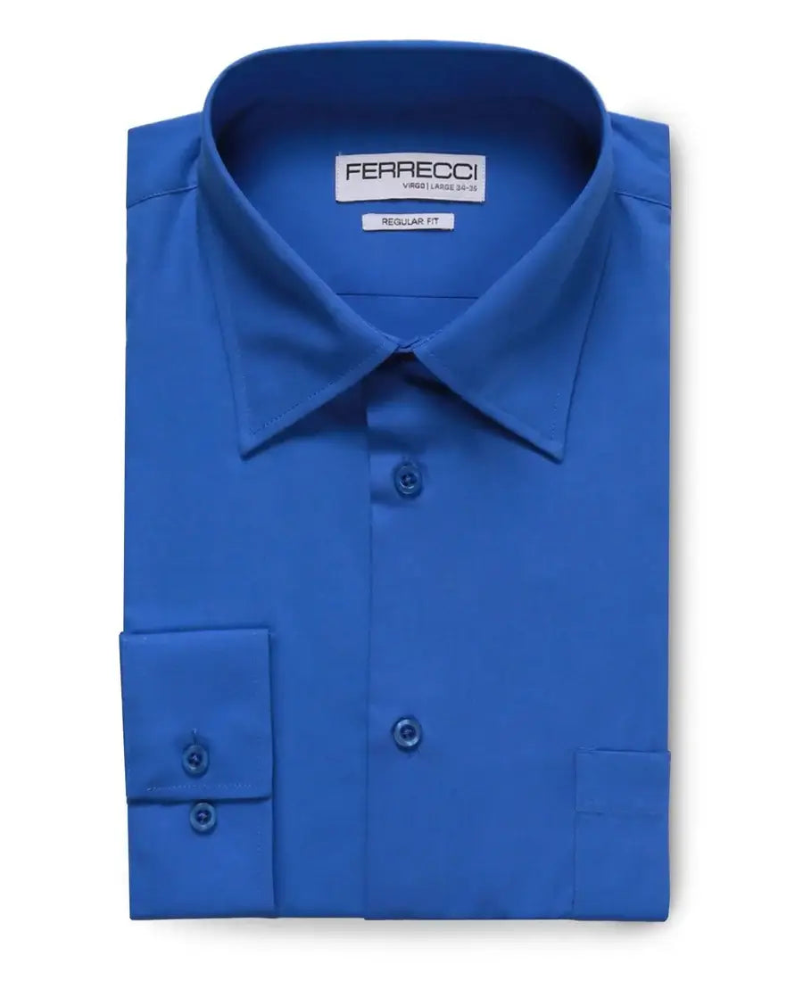 Ferrecci - Virgo Regular Fit Shirt: Black / 15.5 Medium - 34-35 Sleeve