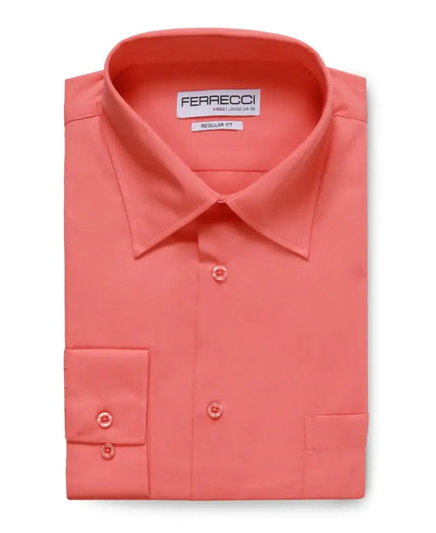 Ferrecci - Virgo Regular Fit Shirt: Black / 15.5 Medium - 34-35 Sleeve