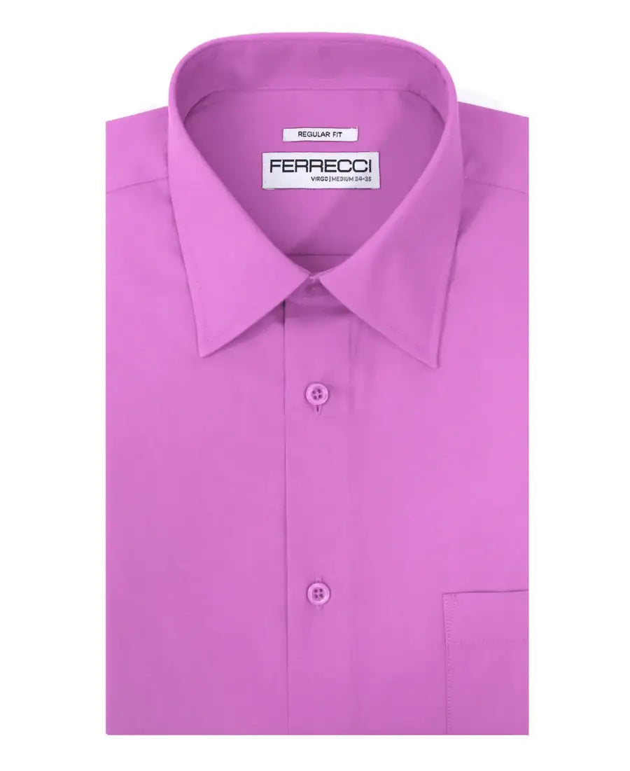 Ferrecci - Virgo Regular Fit Shirt: Black / 15.5 Medium - 34-35 Sleeve