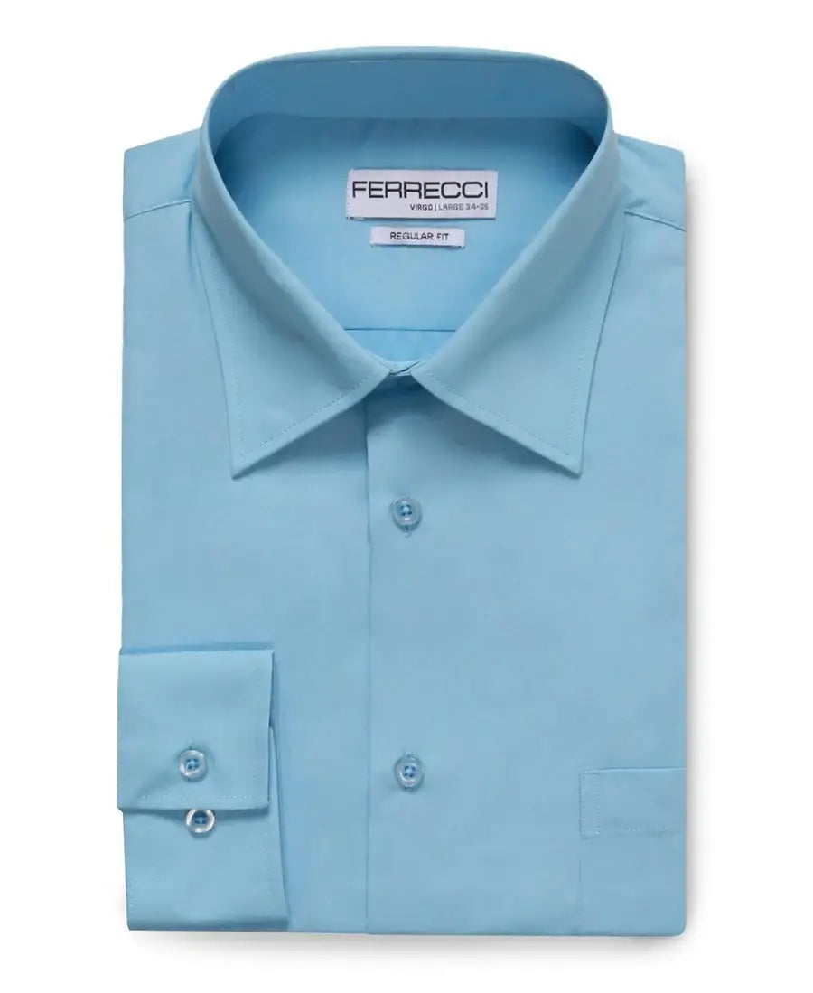 Ferrecci - Virgo Regular Fit Shirt: Black / 15.5 Medium - 34-35 Sleeve