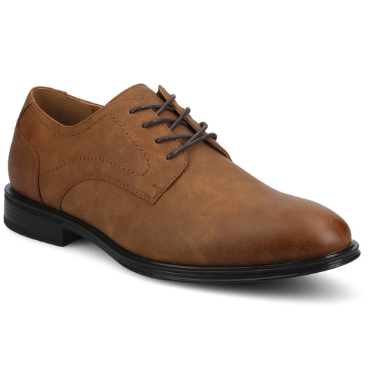 Vance Barclay Plain Toe Oxford Dress Shoe: Walnut / 10.5 / Regular