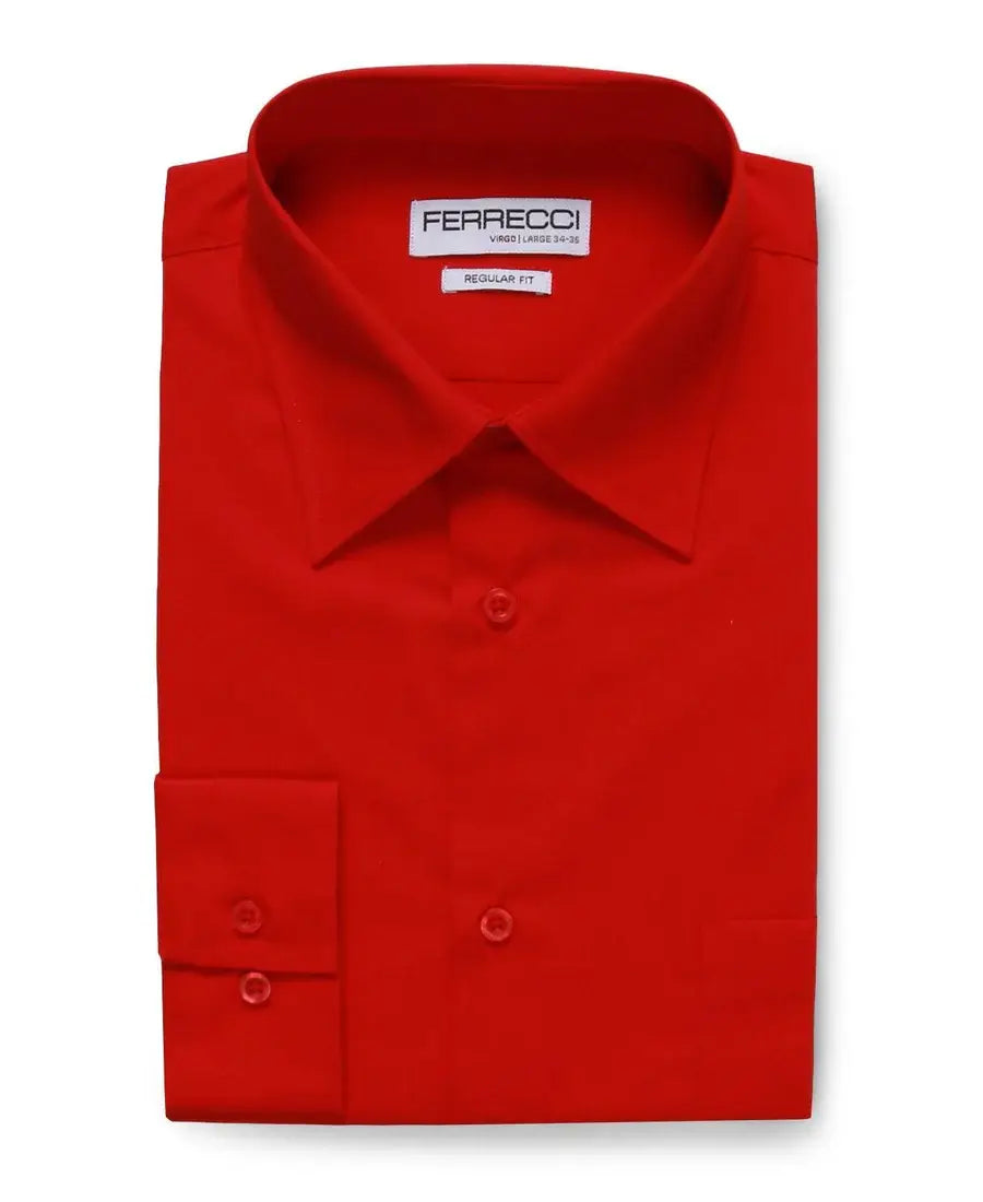 Ferrecci - Virgo Regular Fit Shirt: Black / 15.5 Medium - 34-35 Sleeve