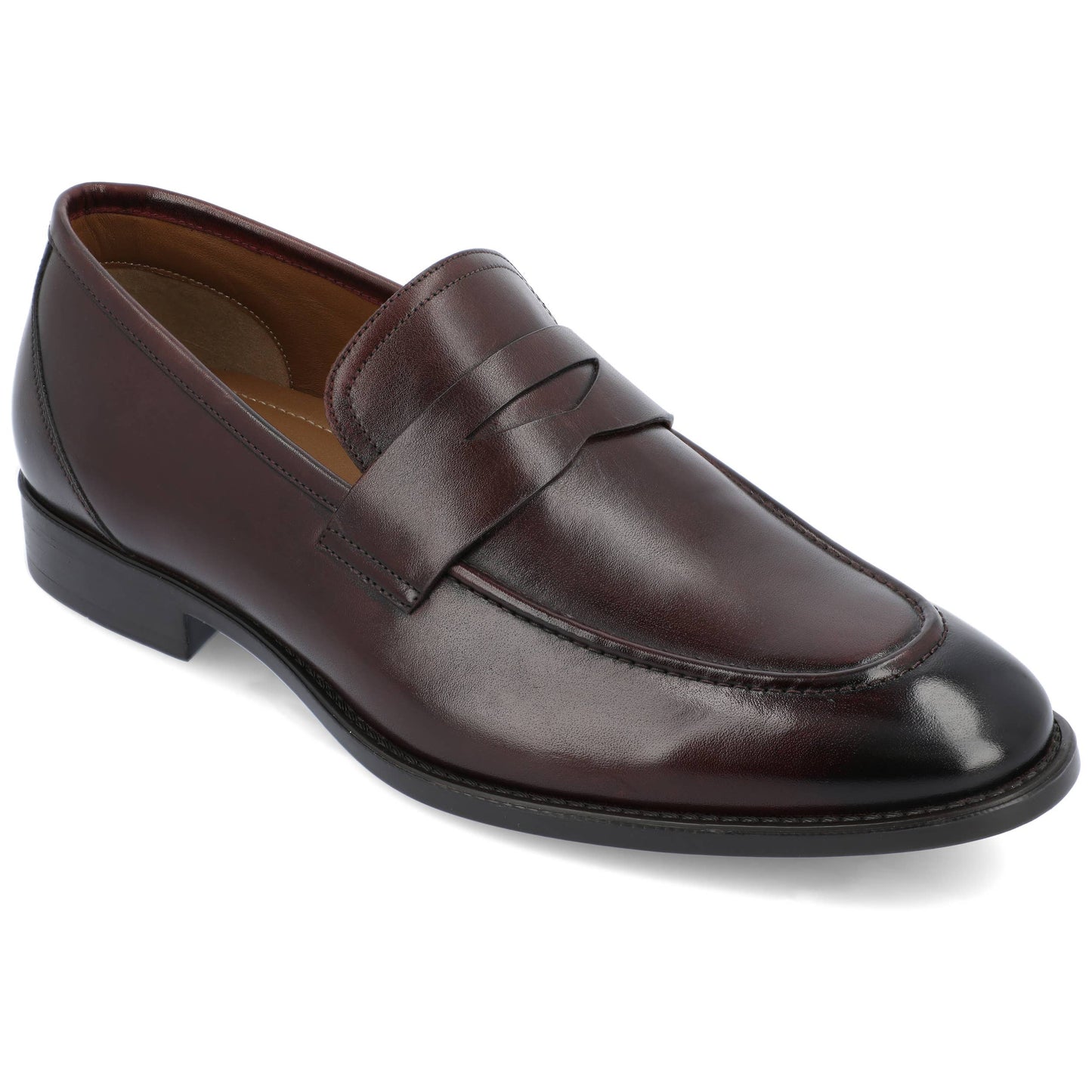 Bishop Apron Toe Penny Loafer: Grey / 10.5 / Medium