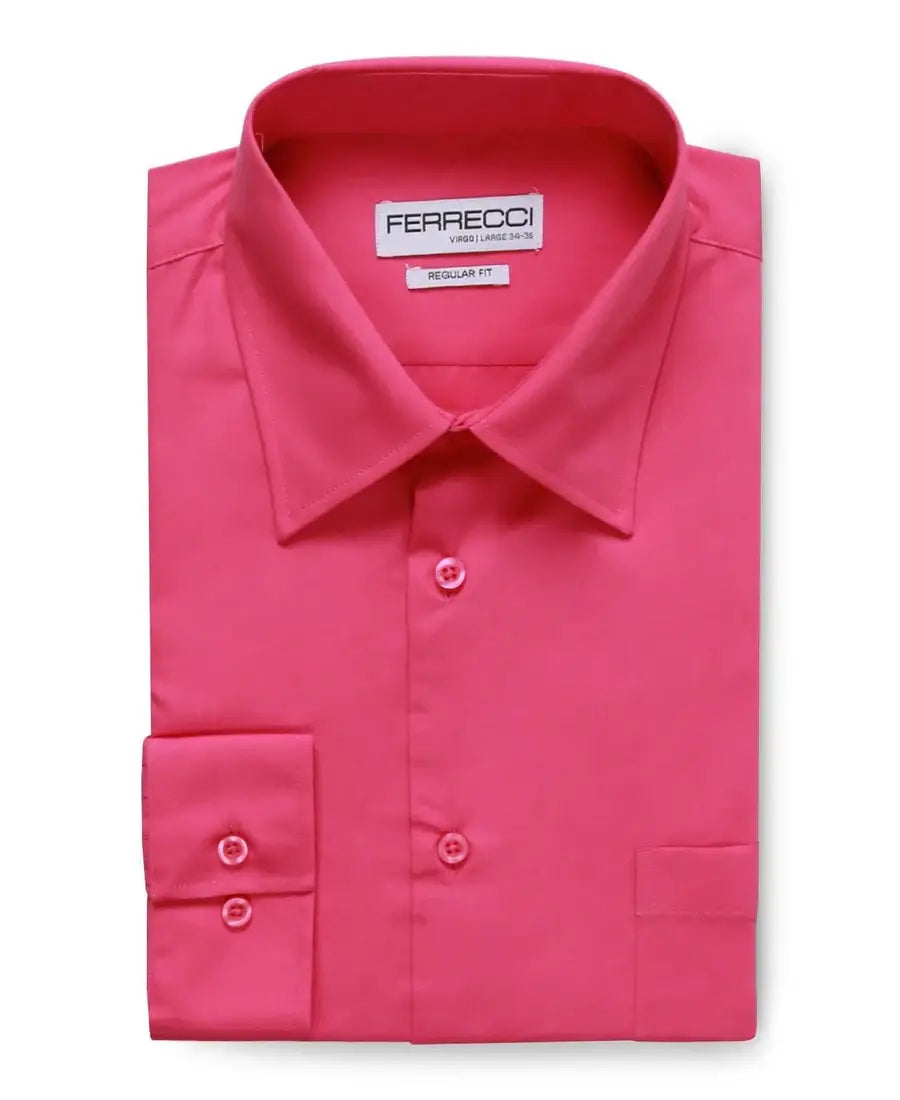 Ferrecci - Virgo Regular Fit Shirt: Black / 15.5 Medium - 34-35 Sleeve