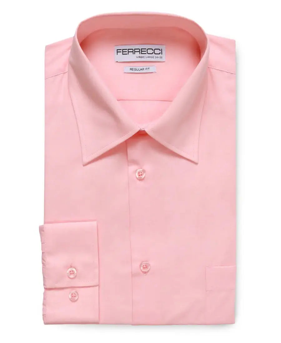 Ferrecci - Virgo Regular Fit Shirt: Black / 15.5 Medium - 34-35 Sleeve